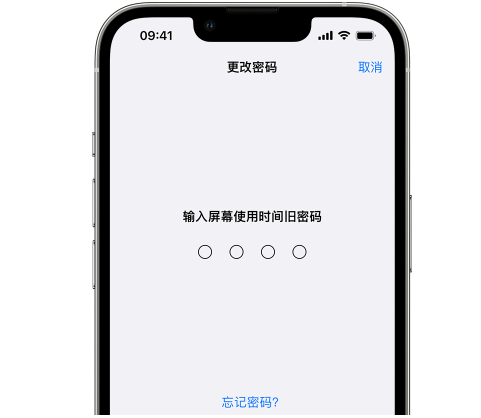 天门iPhone屏幕维修分享iPhone屏幕使用时间密码忘记了怎么办 