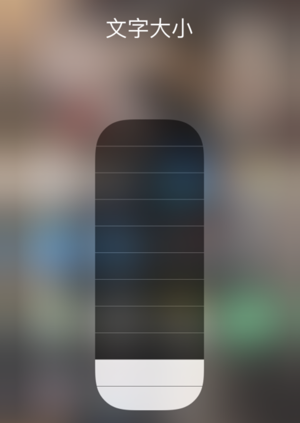 天门苹果手机维修分享小技巧：在 iPhone 控制中心快速调节字体大小 