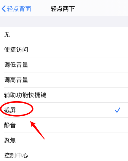 天门苹果手机维修分享iPhone12如何启用双击截屏 